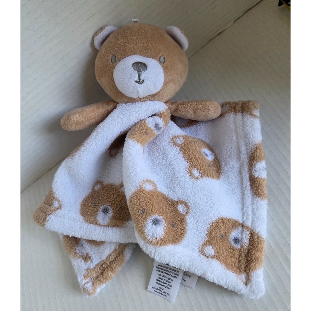 Baby Essentials Bear‎ Lovey Security Soother Blanket Stuffed Animal Plush 2023